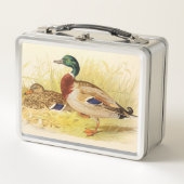 Wilde Eenden Metalen Lunchbox (Voorkant)