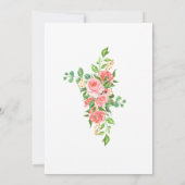 Wilde eenden Roze Bloemen Birthday Kaart (Achterkant)