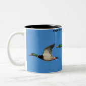 Wilde Eenden Tweekleurige Koffiemok (Links)