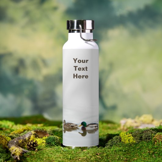 Wilde eenden waterfles (Buiten (Gedraaid)  )