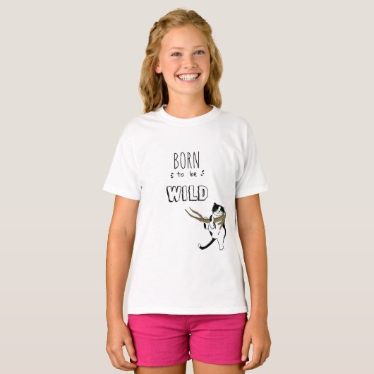 Wilde eenden zijn wilde kattenklimboom t-shirt (Voorkant volledig)