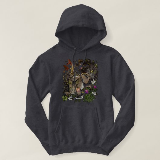 wilde eenhoorn hoodie (Design voorkant)