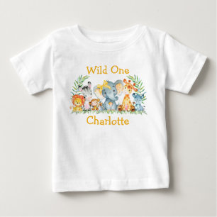 Wilde eenjarige Safari Dieren Gele Bow