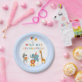 Wilde Eerste Verjaardag Papieren Bordje (Feest)