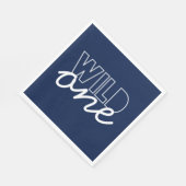 Wilde Eerste Verjaardag Servetten (Hoek)