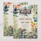 Wilde Egel Baby Bosdieren Kaart (Voorkant / Achterkant)