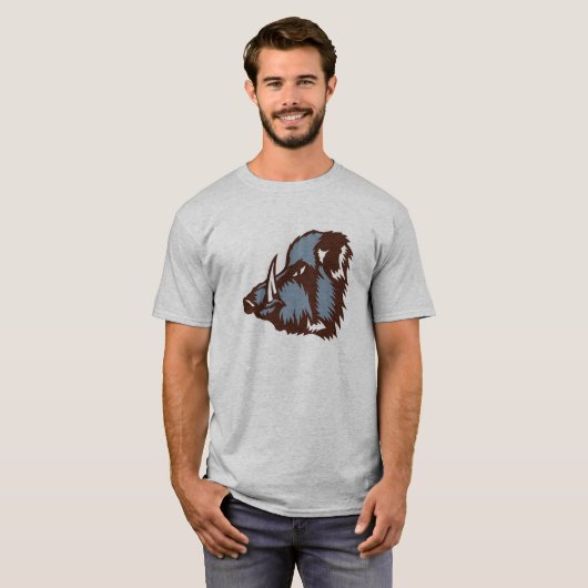 Wilde egel logo t-shirt (Voorkant volledig)
