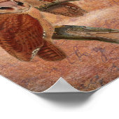 Wilde eigendom en Butterflies Poster (Hoek)