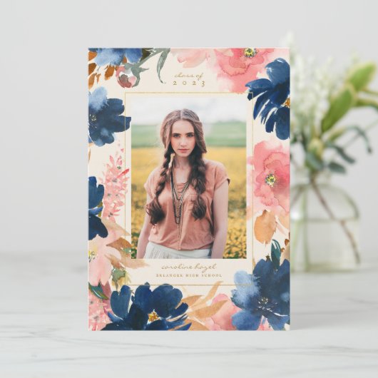 Wilde Elegantie | 2024 Afstuderen Foto aankondigin Aankondiging