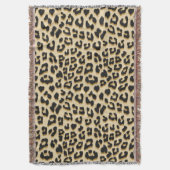 Wilde elegantie luipaardprint deken (Voorkant Verticaal)