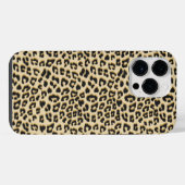 Wilde Elegantie Luipaardprint iPhone Hoesje (Achterkant horizontaal)
