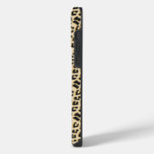 Wilde Elegantie Luipaardprint iPhone Hoesje (Linkerkant)