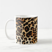 Wilde Elegantie Luipaardprint Koffiemok (Links)
