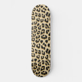 Wilde Elegantie Luipaardprint Persoonlijk Skateboard (Voorkant)