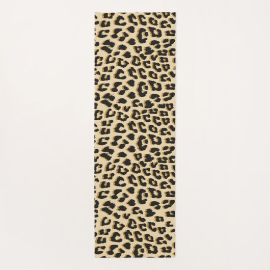 Wilde elegantie luipaardprint yogamat (Achterkant)