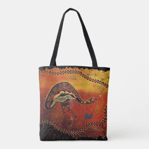 Wilde EMU Aboriginal Canvas tas