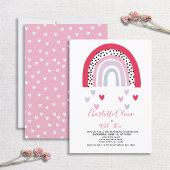 Wilde en Drie Roze Regenboogmeisjes: Birthday Part Kaart