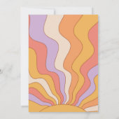 Wilde en Drie Uitnodiging | Groovy | 70 W | 3e (Achterkant)