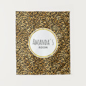 Wilde en exotische luipspatroon wandkleed (Voorkant)