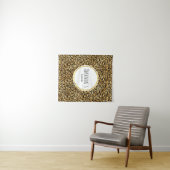 Wilde en exotische luipspatroon wandkleed (In Situ (horizontaal))