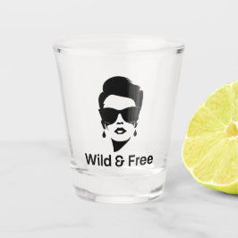 Wilde en gratis echtscheiding Single Woman Party B Shot Glas