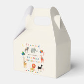 Wilde en grillige 2e verjaardag bedankdoosjes (Achterkant)