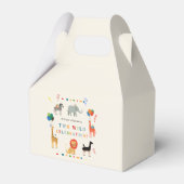 Wilde en grillige 2e verjaardag bedankdoosjes (Voorkant Zijde)