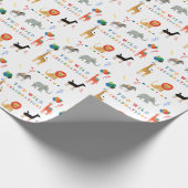 Wilde en grillige 2e verjaardag cadeaupapier (Hoek)