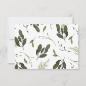 Wilde en groene details Kaart (Achterkant)