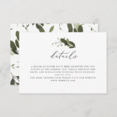 Wilde en groene details Kaart (Voorkant / Achterkant)