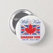 WILDE EN KATE CANADIAN TOUR RONDE BUTTON 5,7 CM (Voorkant /achterkant)