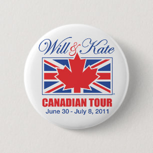 WILDE EN KATE CANADIAN TOUR RONDE BUTTON 5,7 CM
