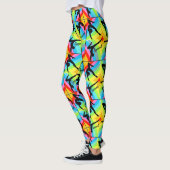 WILDE EN KLEURRIJKE PRINT GYMNASTIEK LEGGINGS (Links)