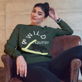 Wilde en lef gedurfde kat Modern design gepersonal Trui