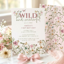 Wilde en Onederful Wildflower 1e verjaardag