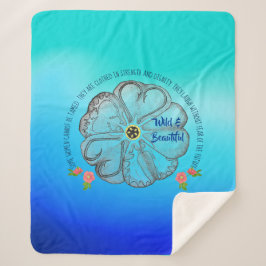 Wilde en Prachtige Sherpa Deken