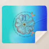 Wilde en Prachtige Sherpa Deken (Voorkant (horizontaal))