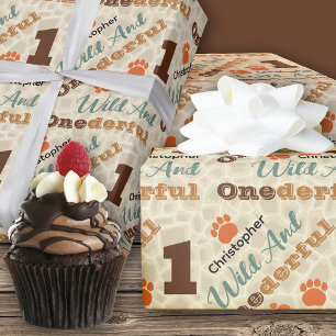 Wilde en prachtige verjaardagsverpakking papier