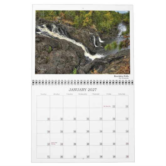 Wilde en Rural Minnesota Calendar Kalender (Jan 2027)