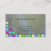 Wilde en vingerafdrukken visitekaartje (Achterkant)