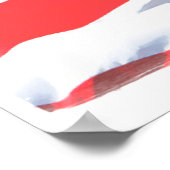 Wilde en vrij Amerikaanse wilde paarden Poster (Hoek)