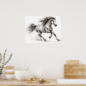 Wilde en Vrij Poster (Keuken)