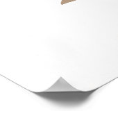 Wilde en vrije Ara Parrot Tropische Bladeren Poster (Hoek)