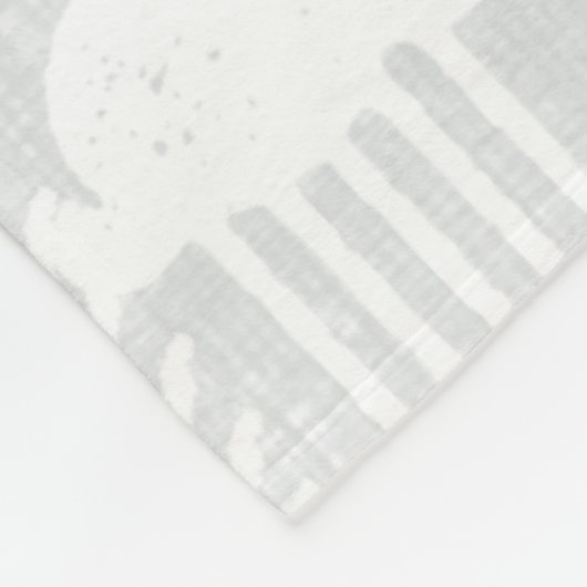 Wilde en vrije Beer in de baard Fleece Deken (Hoek)