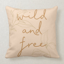 Wilde en vrije boho slaapkamer decor kussen