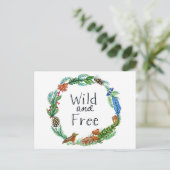 Wilde en vrije Briefkaarten (Staand voorkant)