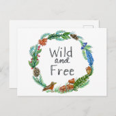 Wilde en vrije Briefkaarten (Voorkant / Achterkant)