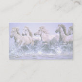 Wilde en vrije Camargue Paarden Visitekaartje (Achterkant)