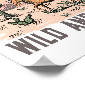 Wilde en vrije dieren in het western poster (Hoek)