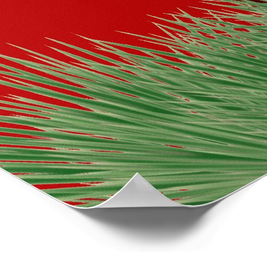 Wilde en vrije Giraffe Poster (Hoek)